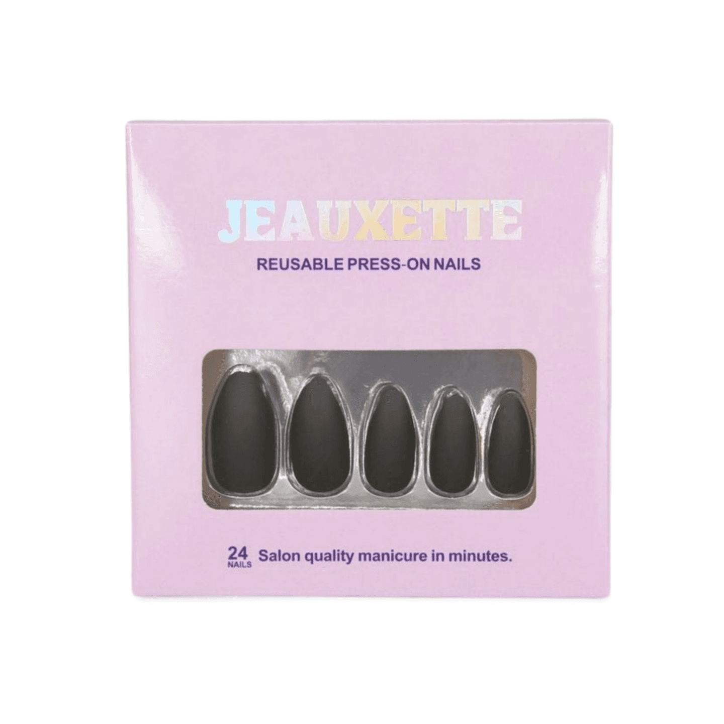 Jeauxette reusable press-on nails packaging