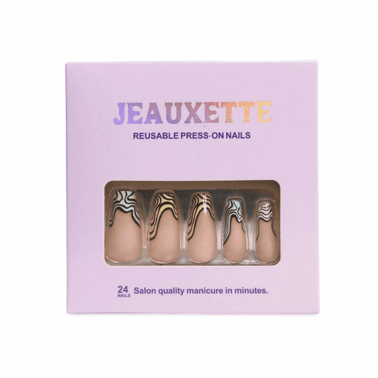 CORA - Premium press-on nails from JEAUXETTE - Just $5.99! Shop now at Jeauxette Beauty