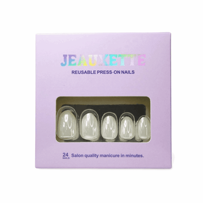 PEARL - Premium press-on nails from JEAUXETTE - Just $5.99! Shop now at Jeauxette Beauty